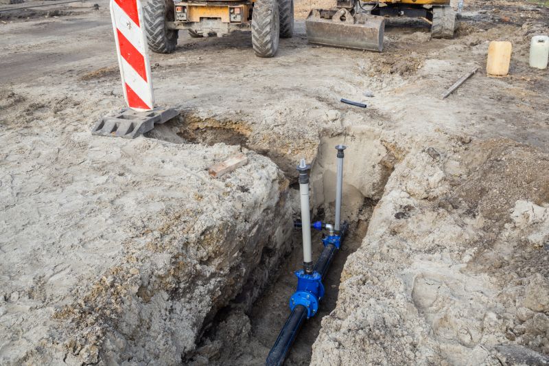 Water Line Excavation