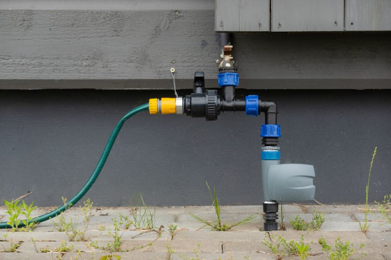 Water Line Connection Setup